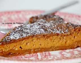 Tarte impossible au sucre cassonade