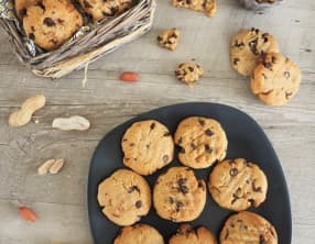 Cookies au beurre de cacahuètes et pépites de chocolat