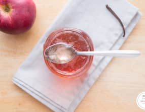 Gelée de pommes à la vanille