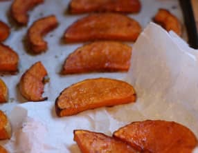 Butternut rôtie au miel et paprika