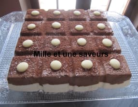 Crousti fondant noir et blanc