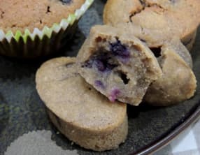 Minis fondants marron myrtille