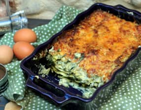 Lasagnes aux épinards et à la feta de Cyril Lignac