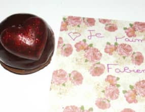 Dômes bavaroises poire et chocolat