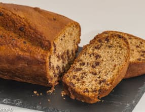Gâteau du matin au petit épeautre, aux zestes d'orange et pépites de chocolat