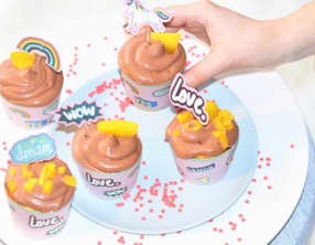 Pop cupcakes mangue chocollat