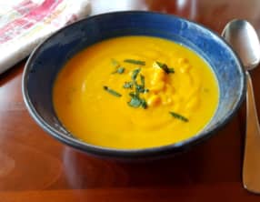 Soupe Potimarron Céleri Châtaignes