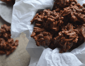 Rochers amandes et chocolat