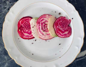 Betteraves au sel de café