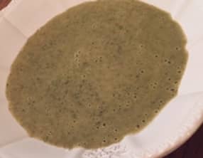 Soupe aux fanes de carottes