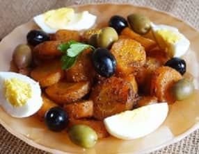 Carottes braisées à la charmoula