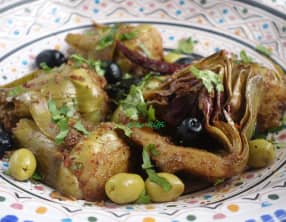Artichauts à la charmoula