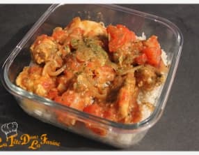 Tajine de poulet version Tupperware