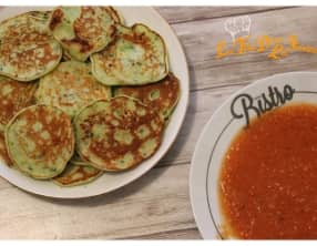 Pancakes aux épinards et Ricotta