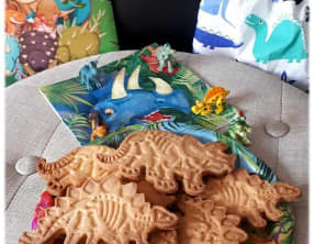 Sablés au beurre dinosaures