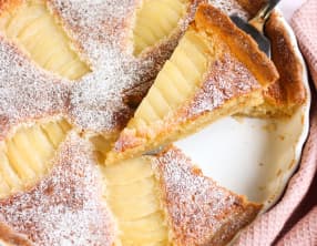 Tarte amandine aux poires