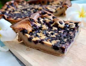 Clafoutis léger aux myrtilles