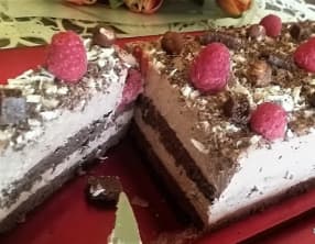 Bûche rhum chocolat