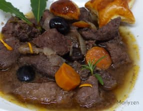 Daube de sanglier à la provençale