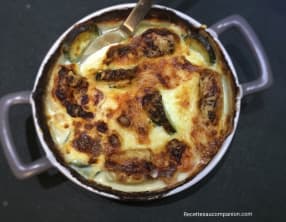 Gratin de cabillaud courgettes et carottes