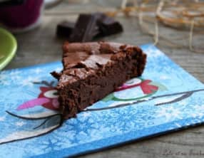 Fondant au chocolat et fromage blanc