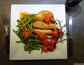 Poulet au pesto dans sa croûte feuilletée