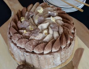 La charlotte aux 2 chocolats