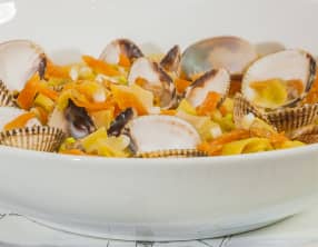 Coques aux légumes d'hiver, citronnelle et lait de coco