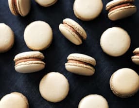 Macarons caramélia et fleur de sel