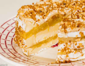 Millefeuilles de camembert aux pommes