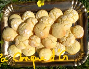 Biscuits craquelés au citron