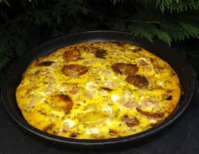 Tortilla espagnole au jambon