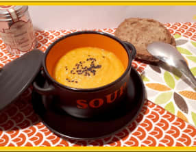 Crème de carottes au quinoa