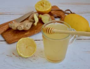 Honey lemon ginger tea