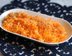 Salade de carottes et radis noir