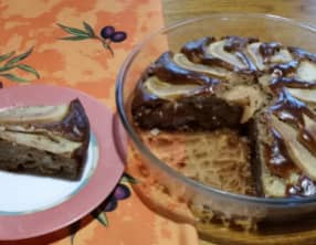 Gâteau poires sarrasin châtaignes