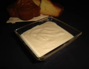 Crème anglaise au thé aux fruits rouges