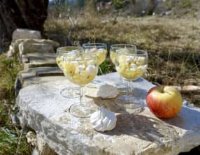 Verrine pomme et kiwi