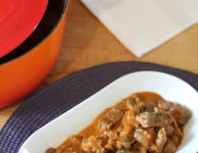 Bœuf Strogonoff facile