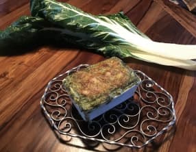 Lasagnes de côtes de blettes au chèvre