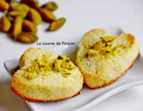 Rocher à la crème de pistache