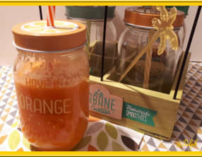 Jus d'oranges pommes carottes et gingembre