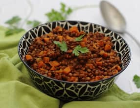 Lentilles et carottes aux épices