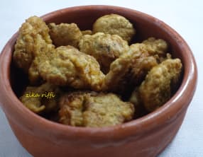 Beignets à la charmoula de poisson