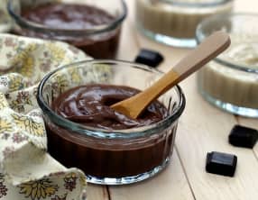 Crème dessert au chocolat ou vanille