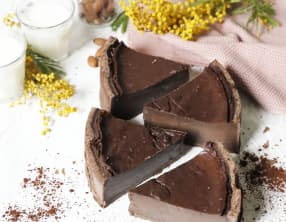 Flan pâtissier complètement chocolat