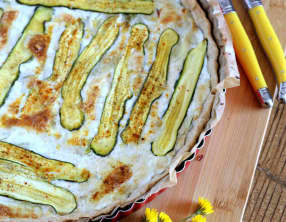 Tarte aux courgettes et chèvre igbas
