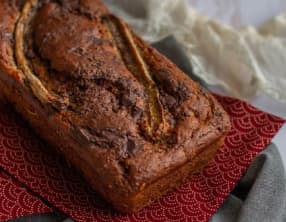 Banana bread aux pépites de chocolat noir 