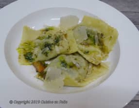 Raviolis niçoise à la daube et aux blettes
