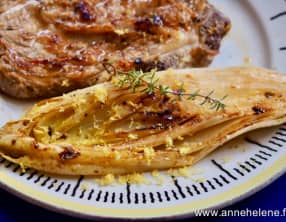 Endives braisées au citron